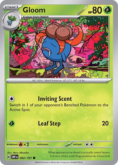 Gloom (Scarlet and  Violet: Obsidian Flames) Light Play