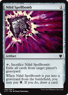 Nihil Spellbomb (Commander 2017) Light Play