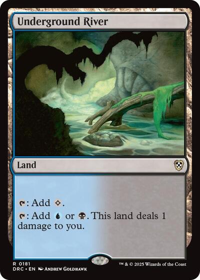 Underground River (Commander: Aetherdrift) Light Play