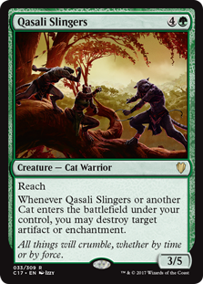 Qasali Slingers (Commander 2017) Light Play