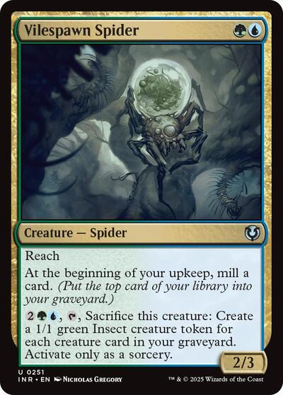 Vilespawn Spider (Innistrad Remastered) Light Play