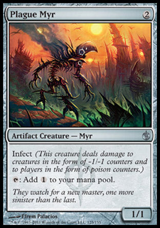 Plague Myr (Mirrodin Besieged) Medium Play