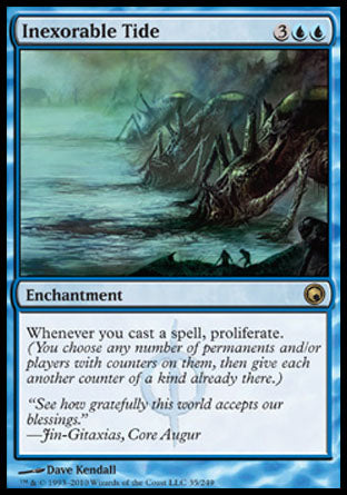 Inexorable Tide (Scars of Mirrodin) Light Play