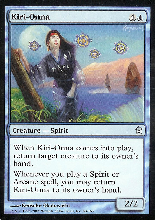 Kiri-Onna (Saviors of Kamigawa) Light Play