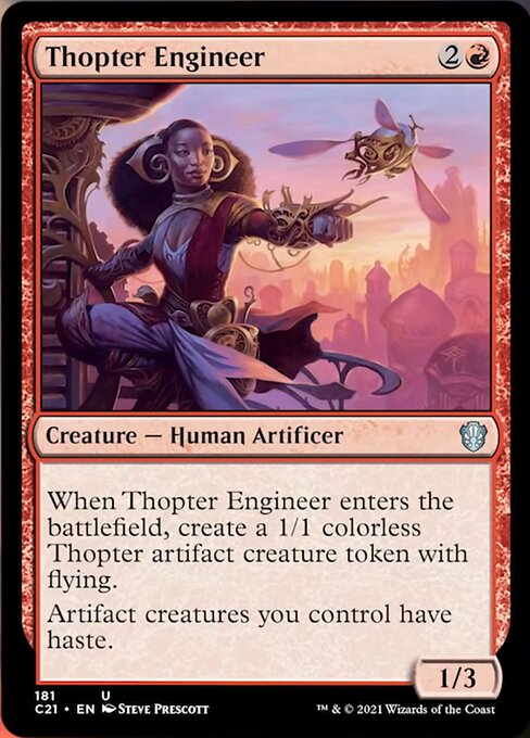 Thopter Engineer (Commander 2021 Strixhaven) Light Play