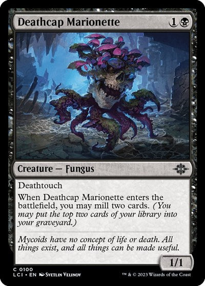 Deathcap Marionette (The Lost Caverns of Ixalan) Light Play