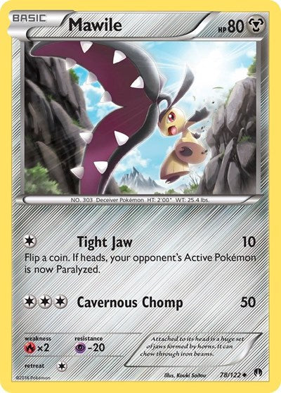 Mawile (XY - BREAKpoint) Damaged / Poor