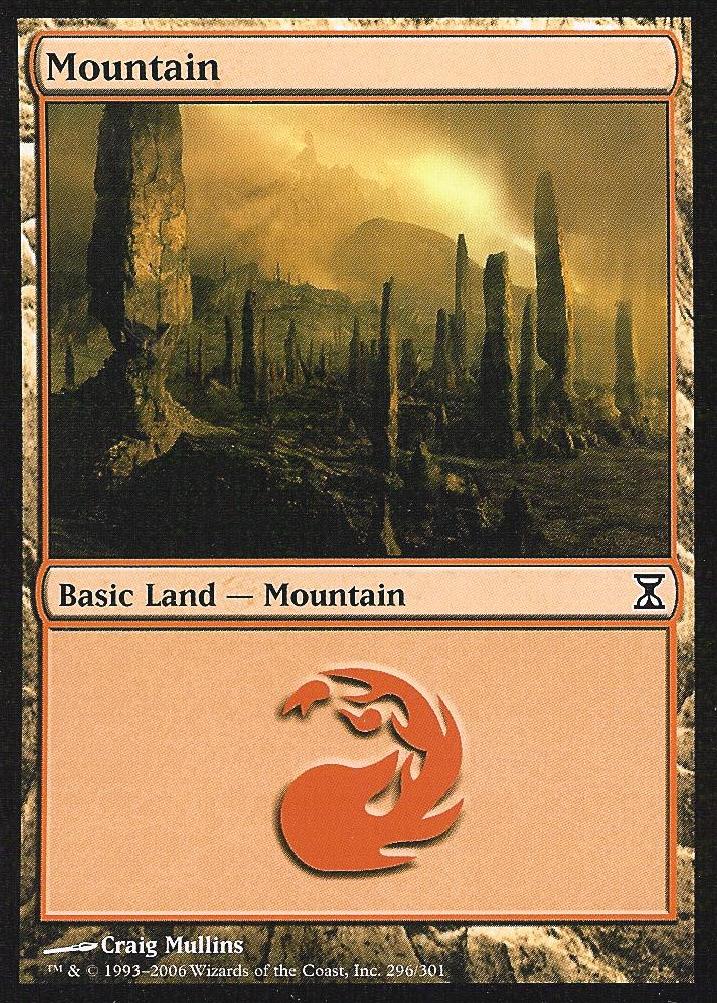 Mountain (296) (Time Spiral) Medium Play