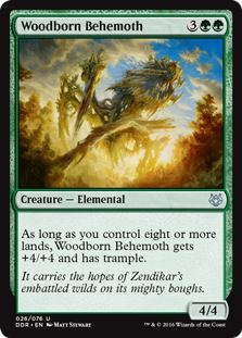 Woodborn Behemoth (Duel Decks: Nissa vs Ob Nixilis) Light Play