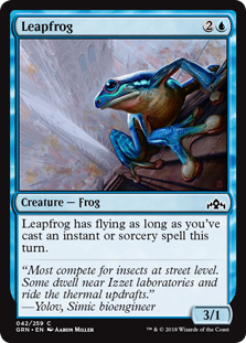 Leapfrog (Guilds of Ravnica) Light Play Foil