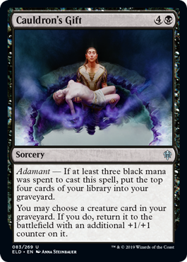Cauldron's Gift (Throne of Eldraine) Light Play Foil