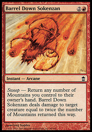 Barrel Down Sokenzan (Saviors of Kamigawa) Medium Play