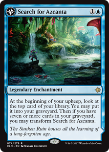 Search for Azcanta (Azcanta the Sunken Ruin) (Ixalan) Light Play