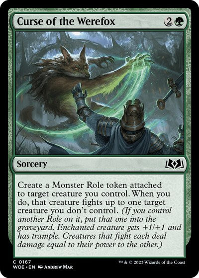 Curse of the Werefox (Wilds of Eldraine) Light Play