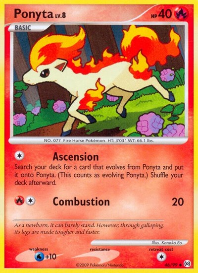 Ponyta (46) (Arceus) Light Play