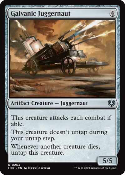Galvanic Juggernaut (Innistrad Remastered) Light Play