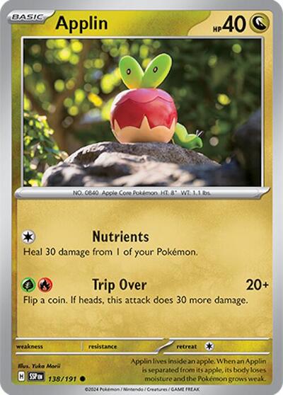 Applin (SV08: Surging Sparks) Light Play