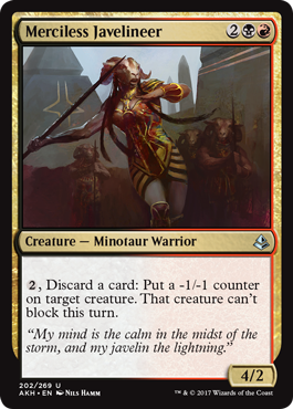 Merciless Javelineer (Amonkhet) Light Play