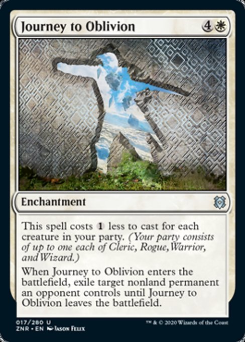 Journey to Oblivion (Zendikar Rising) Light Play