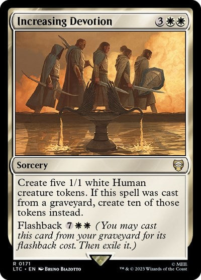 Increasing Devotion (Commander: The Lord of the Rings: Tales of Middle-earth) Light Play