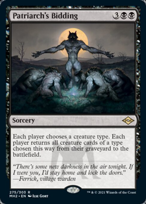 Patriarch's Bidding (Modern Horizons 2) Light Play