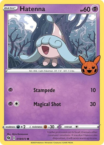 Hatenna (Trick or Trade BOOster Bundle) Light Play