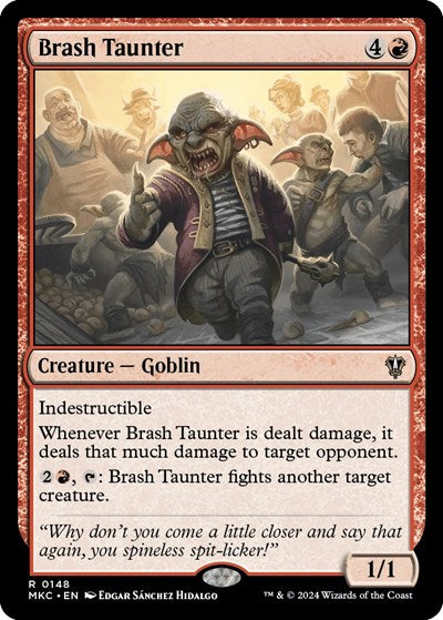 Brash Taunter (Commander: Murders at Karlov Manor) Light Play