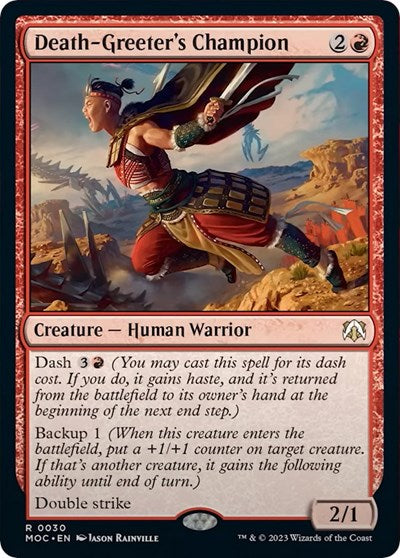 Death-Greeter's Champion (Commander: March of the Machine) Light Play