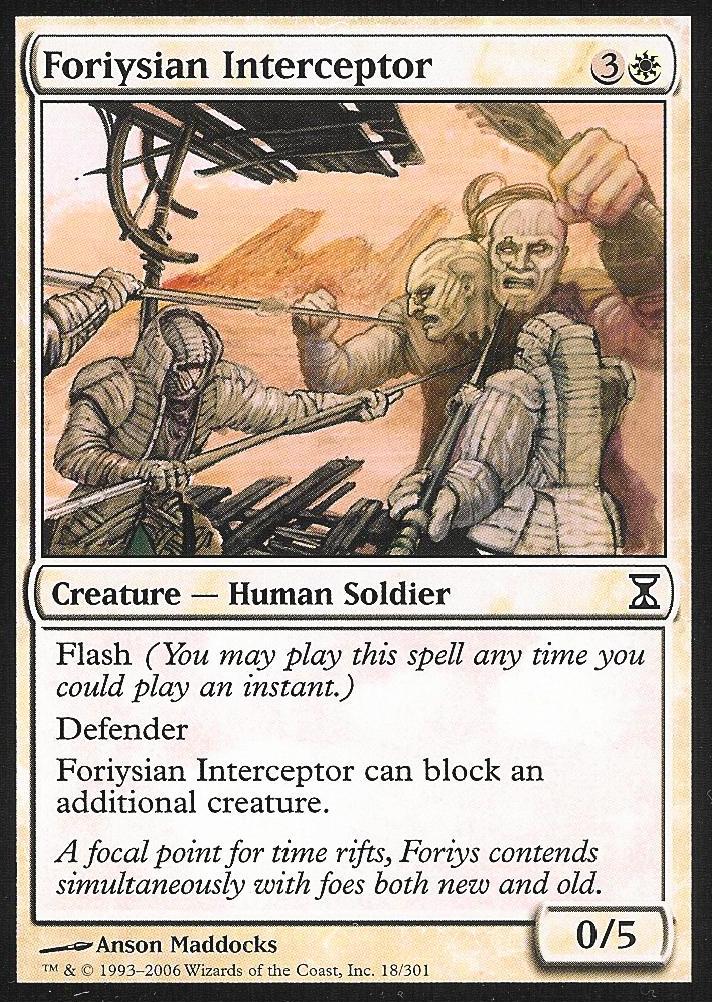Foriysian Interceptor (Time Spiral) Medium Play