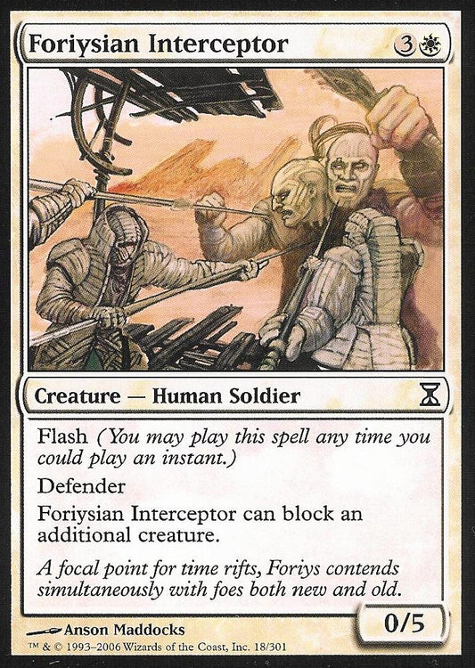 Foriysian Interceptor (Time Spiral) Light Play