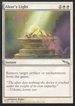Altar's Light (Mirrodin) Light Play