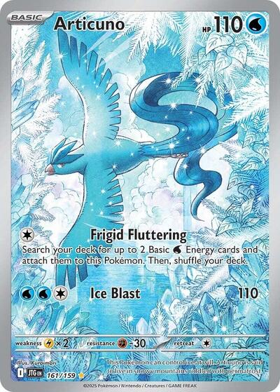 Articuno - 161 (SV09: Journey Together) Light Play