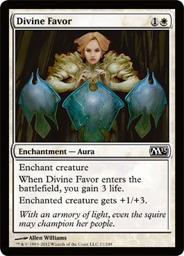 Divine Favor (Magic 2013 Core Set) Light Play