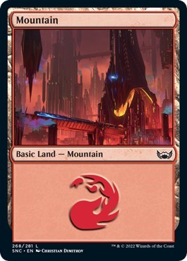 Mountain (268) (Streets of New Capenna) Light Play