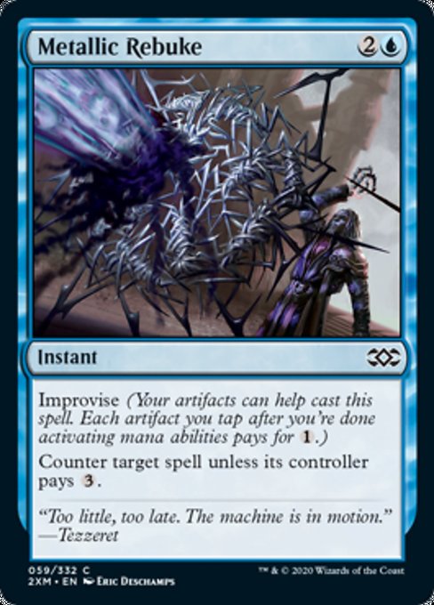 Metallic Rebuke (Double Masters) Light Play