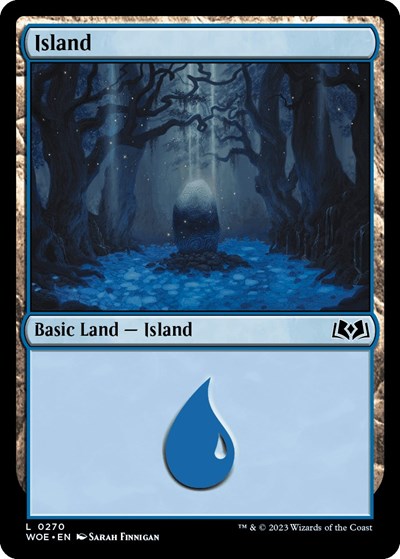 Island (0270) (Wilds of Eldraine) Light Play