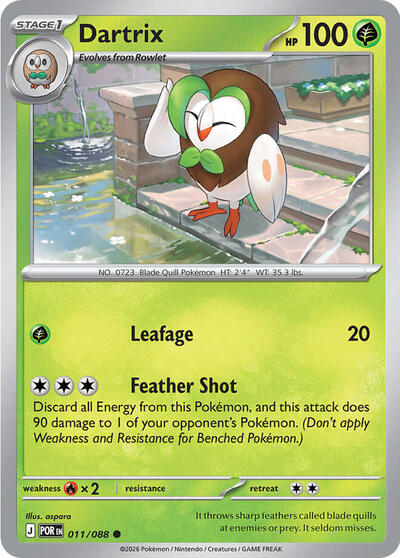 Dartrix (ME03: Perfect Order) Light Play