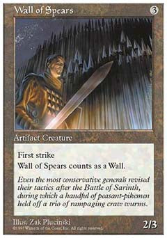 Wall of Spears (5th Edition) Light Play