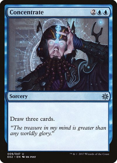 Concentrate (Explorers of Ixalan) Light Play