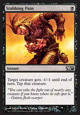 Stabbing Pain (Magic 2011 Core Set) Light Play