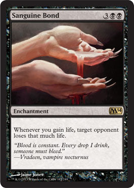 Sanguine Bond (Magic 2014 Core Set) Medium Play