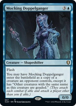 Mocking Doppelganger (Commander Legends: Battle for Baldur's Gate) Light Play
