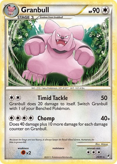Granbull (Call of Legends) Medium Play Reverse Holofoil