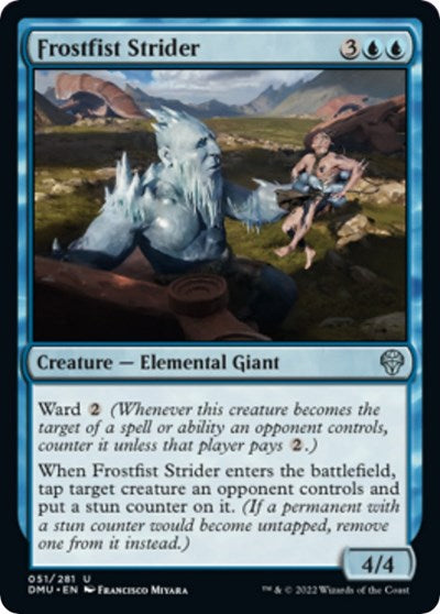 Frostfist Strider (Dominaria United) Light Play