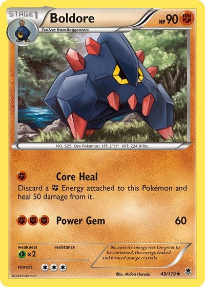 Boldore (XY - Phantom Forces) Light Play