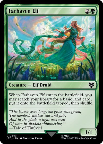 Farhaven Elf (Commander: The Lord of the Rings: Tales of Middle-earth) Light Play