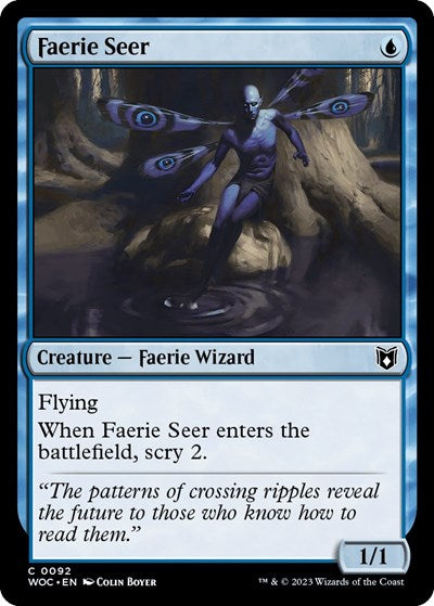 Faerie Seer (Commander: Wilds of Eldraine) Light Play