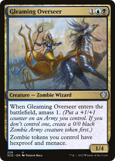 Gleaming Overseer (Commander 2022 Starter Decks) Damaged / Poor