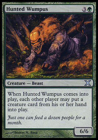 Hunted Wumpus (10th Edition) Light Play