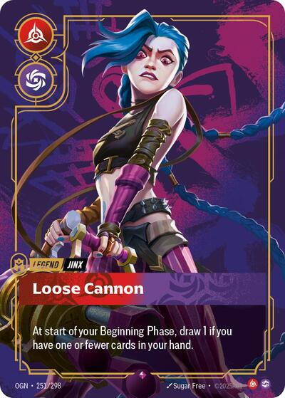Jinx Loose Cannon (Origins) Light Play Foil